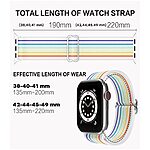 Λουράκι Sport Band Sonique Elastic Nylon Loop για Apple Watch (42/44/45/49mm) - γκρι - Image 4