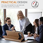 Θήκη Google Pixel 9a 5G CASEME 023 Series Πορτοφόλι με βάση στήριξης, υποδοχές καρτών και μαγνητικό κούμπωμα από συνθετικό δέρμα και TPU καφέ - Image 3