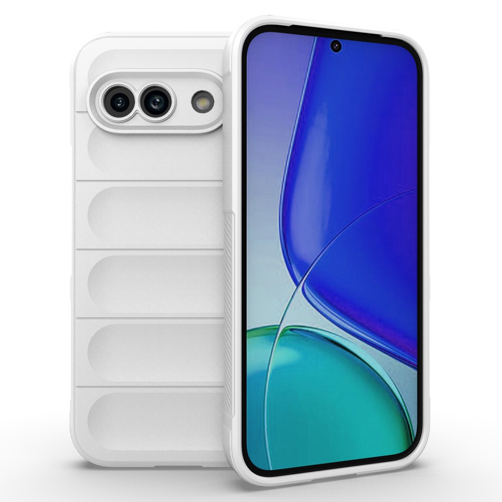 Θήκη Google Pixel 9a 5G Mad Mask Rugged Armor από σκληρό Premium TPU λευκό Θήκη Google Pixel 9a 5G Mad Mask Rugged Armor από σκληρό Premium TPU λευκό