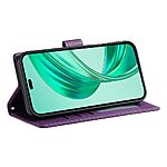 Θήκη Honor 400 Lite 5G Mad Mask Leather Wallet Case Protector με βάση στήριξης, υποδοχές καρτών και μαγνητικό κούμπωμα Flip Wallet από συνθετικό δέρμα μωβ - Image 3