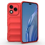 Θήκη Honor 400 Lite 5G Mad Mask Rugged Armor από σκληρό Premium TPU κόκκινο