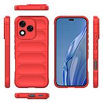 Θήκη Honor 400 Lite 5G Mad Mask Rugged Armor από σκληρό Premium TPU κόκκινο - Image 5