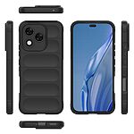 Θήκη Honor 400 Lite 5G Mad Mask Rugged Armor από σκληρό Premium TPU μαύρο - Image 5