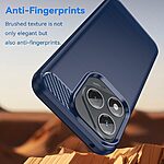 Θήκη Honor 400 Lite 5G Mad Mask Brushed TPU Carbon Πλάτη μπλε - Image 2