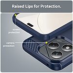 Θήκη Honor 400 Lite 5G Mad Mask Brushed TPU Carbon Πλάτη μπλε - Image 5