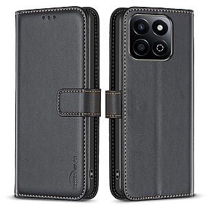 Θήκη Honor X7C / 200 Smart 5G BINFEN COLOR Leather Wallet series 12 με βάση στήριξης