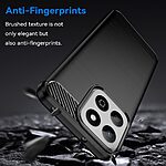 Θήκη Honor X7C / 200 Smart 5G Mad Mask Brushed TPU Carbon Πλάτη μαύρο - Image 4