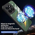 Θήκη Honor X7C / 200 Smart 5G Mad Mask Hybrid Sockproof Transparent V2,συμβατό με MagSafe φορτιστή, πλάτη από αντικραδασμικό TPU μαύρο - Image 5