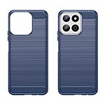 Θήκη Honor X7C / 200 Smart 5G Mad Mask Brushed TPU Carbon Πλάτη μπλε - Image 2