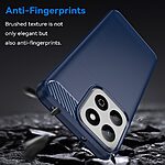 Θήκη Honor X7C / 200 Smart 5G Mad Mask Brushed TPU Carbon Πλάτη μπλε - Image 4