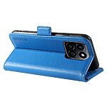 Θήκη Honor X7C / 200 Smart 5G YIKATU Folio Series 003 με βάση στήριξης, υποδοχή καρτών και μαγνητικό κούμπωμα Flip Wallet από συνθετικό δέρμα και TPU μπλε - Image 4