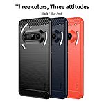 Θήκη Nothing Phone (3a) 5G MOFI Brushed V2 TPU Carbon Πλάτη μαύρο - Image 3