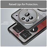 Θήκη Nothing Phone (3a) Pro 5G Mad Mask Electroplating Series Thin Frame Πλάτη από Premium TPU συμβατό με MagSafe φορτιστή με μεταλιζέ περίβλημα μαύρο - Image 5