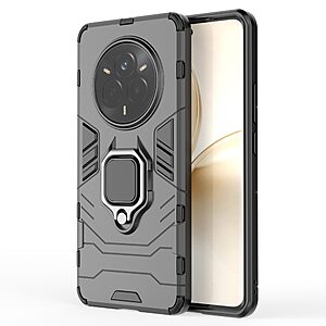 Θήκη Realme 14 Pro 5G Mad Mask Πλάτη Thin Armor με Μαγνητικό δαχτυλίδι και Βάση στήριξης TPU μαύρο