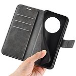 Θήκη Realme 14 Pro+ 5G OEM Leather Skin touch Feeling v2 με βάση στήριξης, υποδοχές καρτών και μαγνητικό κούμπωμα γκρι - Image 4