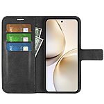 υποδοχές καρτών και μαγνητικό κούμπωμα μαύρο