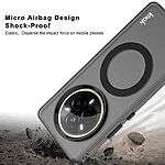 Θήκη Realme 14 Pro+ 5G IMAK Magsafe Series, συμβατό με ασύρματη φόρτιση, Frame TPU πλάτη μαύρο - Image 4