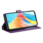 Θήκη Realme 14 Pro+ 5G Mad Mask Leather Wallet Case Protector με βάση στήριξης, υποδοχές καρτών και μαγνητικό κούμπωμα Flip Wallet από συνθετικό δέρμα μωβ - Image 4