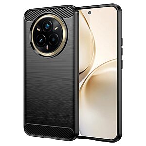 Θήκη Realme 14 Pro+ 5G Mad Mask Brushed TPU Carbon Πλάτη μαύρο