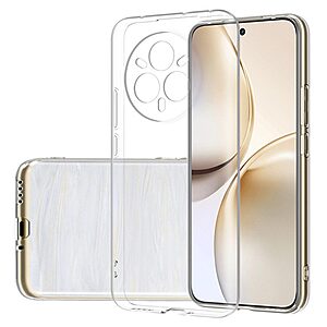 Θήκη Realme 14 Pro+ 5G OEM Silicone Sockproof V5 Anti-Slip Transparent Πλάτη TPU