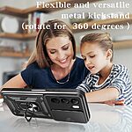 Θήκη Realme 14X 5G Mad Mask Camshield Armor Guard Πλάτη με προστασία για την κάμερα, Kickstand και Βάση στήριξης από σκλήρό Premium TPU μαύρο - Image 4