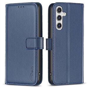 Θήκη Samsung Galaxy A26 5G BINFEN COLOR Leather Wallet series 12 με βάση στήριξης