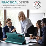 Θήκη Samsung Galaxy A26 5G / A17 5G CASEME 023 Series Πορτοφόλι με βάση στήριξης, υποδοχές καρτών και μαγνητικό κούμπωμα από συνθετικό δέρμα και TPU πράσινο - Image 3