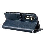 Θήκη Samsung Galaxy A26 5G / A17 5G Mad Mask Leather Wallet Case Protector με βάση στήριξης, υποδοχές καρτών και μαγνητικό κούμπωμα Flip Wallet από συνθετικό δέρμα μπλε σκούρο - Image 3