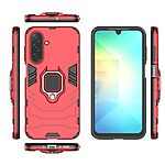 Θήκη Samsung Galaxy A26 5G / A17 5G Mad Mask Πλάτη Thin Armor με Μαγνητικό δαχτυλίδι και Βάση στήριξης TPU κόκκινο - Image 5