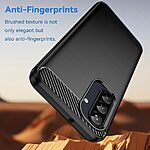 Θήκη Samsung Galaxy A26 5G / A17 5G Mad Mask Brushed TPU Carbon Πλάτη μαύρο - Image 4