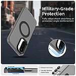 Θήκη Samsung Galaxy A26 5G / A17 5G Mad Mask Candy Series Sockproof συμβατό με MagSafe φορτιστή Transparent Πλάτη TPU μαύρο - Image 3