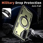 Θήκη Samsung Galaxy A26 5G / A17 5G Mad Mask Πλάτη Military Protection με Μαγνητικό δαχτυλίδι ,συμβατό με ασύρματη φόρτιση Magsafe και Βάση στήριξης TPU πράσινο - Image 3