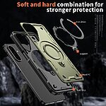 Θήκη Samsung Galaxy A26 5G / A17 5G Mad Mask Πλάτη Military Protection με Μαγνητικό δαχτυλίδι ,συμβατό με ασύρματη φόρτιση Magsafe και Βάση στήριξης TPU πράσινο - Image 4