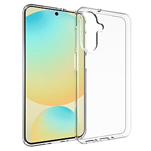 Θήκη Samsung Galaxy A26 5G OEM Silicone Sockproof V10 Anti-Slip Transparent Πλάτη με ενισχυμένες γωνίες TPU