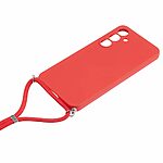 Θήκη Samsung Galaxy A26 5G / A17 5G OEM Soft Silicone Sockproof v3 πλάτη με κορδόνι από αντικραδασμικό TPU κόκκινο - Image 3