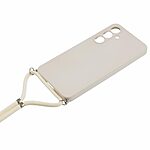 Θήκη Samsung Galaxy A26 5G / A17 5G OEM Soft Silicone Sockproof v3 πλάτη με κορδόνι από αντικραδασμικό TPU λευκό - Image 3