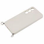 Θήκη Samsung Galaxy A26 5G / A17 5G OEM Soft Silicone Sockproof v3 πλάτη με κορδόνι από αντικραδασμικό TPU λευκό - Image 5