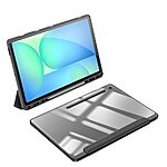 Θήκη Samsung Galaxy Tab S10 FE+ 13.1 DUX DUCIS Toby Series Tri-Fold με ειδική θέση για πενάκι και διάφανη ενισχυμένη πλάτη μαύρο - Image 4