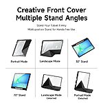 Θήκη Samsung Galaxy Tab S10 FE+ 13.1 DUX DUCIS Magi Series Tri-Fold με πολλαπλές θέσεις στήριξης, ειδική θέση για πενάκι και διάφανη ενισχυμένη πλάτη μαύρο - Image 4