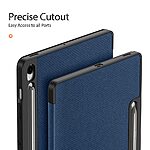 Θήκη Samsung Galaxy Tab S10 FE+ 13.1 DUX DUCIS Domo Series Tri-Fold με ειδική θέση για πενάκι και ενισχυμένη εσωτερική πλάτη μπλε - Image 5