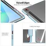 Θήκη Samsung Galaxy Tab S10 FE+ 13.1 DUX DUCIS Toby Series Tri-Fold με ειδική θέση για πενάκι και διάφανη ενισχυμένη πλάτη μπλε - Image 5