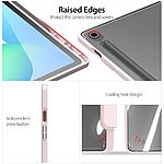 Θήκη Samsung Galaxy Tab S10 FE+ 13.1 DUX DUCIS Toby Series Tri-Fold με ειδική θέση για πενάκι και διάφανη ενισχυμένη πλάτη ροζ - Image 5