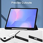 Θήκη Samsung Galaxy Tab S10 FE+ 13.1 Mad Mask Tri-Fold με ειδική θέση για πενάκι και διάφανη ενισχυμένη πλάτη μαύρο - Image 4