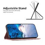 Θήκη Xiaomi Poco F7 Pro 5G BINFEN COLOR Leather Wallet series 12 με βάση στήριξης, υποδοχές καρτών και μαγνητικό κούμπωμα ροζ χρυσό - Image 3