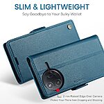 Θήκη Xiaomi Poco F7 Pro 5G CASEME 023 Series Πορτοφόλι με βάση στήριξης, υποδοχές καρτών και μαγνητικό κούμπωμα από συνθετικό δέρμα και TPU μπλε - Image 5