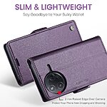 Θήκη Xiaomi Poco F7 Pro 5G CASEME 023 Series Πορτοφόλι με βάση στήριξης, υποδοχές καρτών και μαγνητικό κούμπωμα από συνθετικό δέρμα και TPU μωβ - Image 5