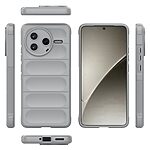 Θήκη Xiaomi Poco F7 Pro 5G Mad Mask Rugged Armor από σκληρό Premium TPU γκρι ανοιχτό - Image 2