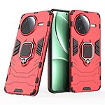 Θήκη Xiaomi Poco F7 Pro 5G Mad Mask Πλάτη Thin Armor με Μαγνητικό δαχτυλίδι και Βάση στήριξης TPU κόκκινο - Image 3