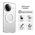 Θήκη Xiaomi Poco F7 Pro 5G Mad Mask Candy Series Sockproof συμβατό με MagSafe φορτιστή Transparent Πλάτη TPU λευκό - Image 2