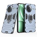 Θήκη Xiaomi Poco F7 Pro 5G Mad Mask Πλάτη Thin Armor με Μαγνητικό δαχτυλίδι και Βάση στήριξης TPU μπλε - Image 3